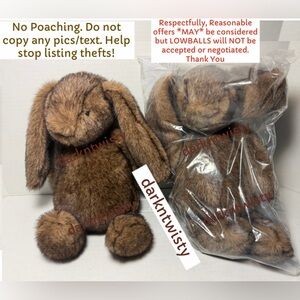 BNWT JELLYCAT LUXE HOPPLESTON LUXE BUNNY MED SALES RECEIPT AVAILABLE 1/ONE ONLY